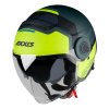 Otevřená helma AXXIS RAVEN SV ABS CYPHER matná fluo žlutá L