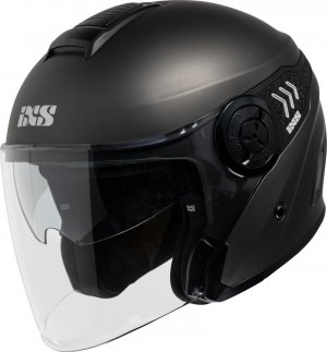 Otevřená helma iXS iXS100 1.0 matná šedá XS